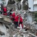 KAHRAMANMARAS, TURKIYE - FEBRUARY 06: A view of debris as rescue workers conduct search and rescue operations after the 7.4 magnitude earthquake hits Kahramanmaras, Turkiye on February 06, 2023. (Photo by Eren Bozkurt/Anadolu Agency via Getty Images)

Rescue workers search through debris in Kahramanmaras, Turkey on Monday. (Eren Bozkurt/Anadolu Agency/Getty Images)